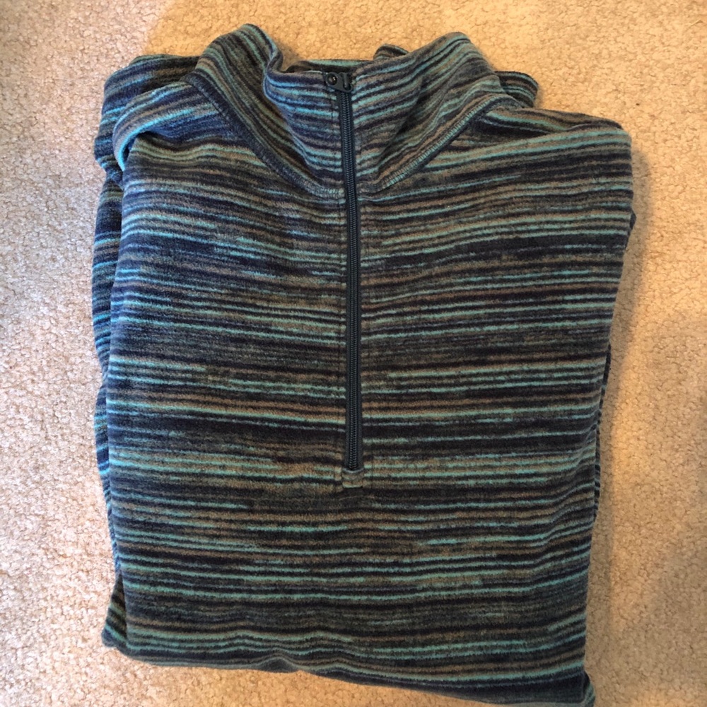 comfy fleece eddie bauer half-zip!